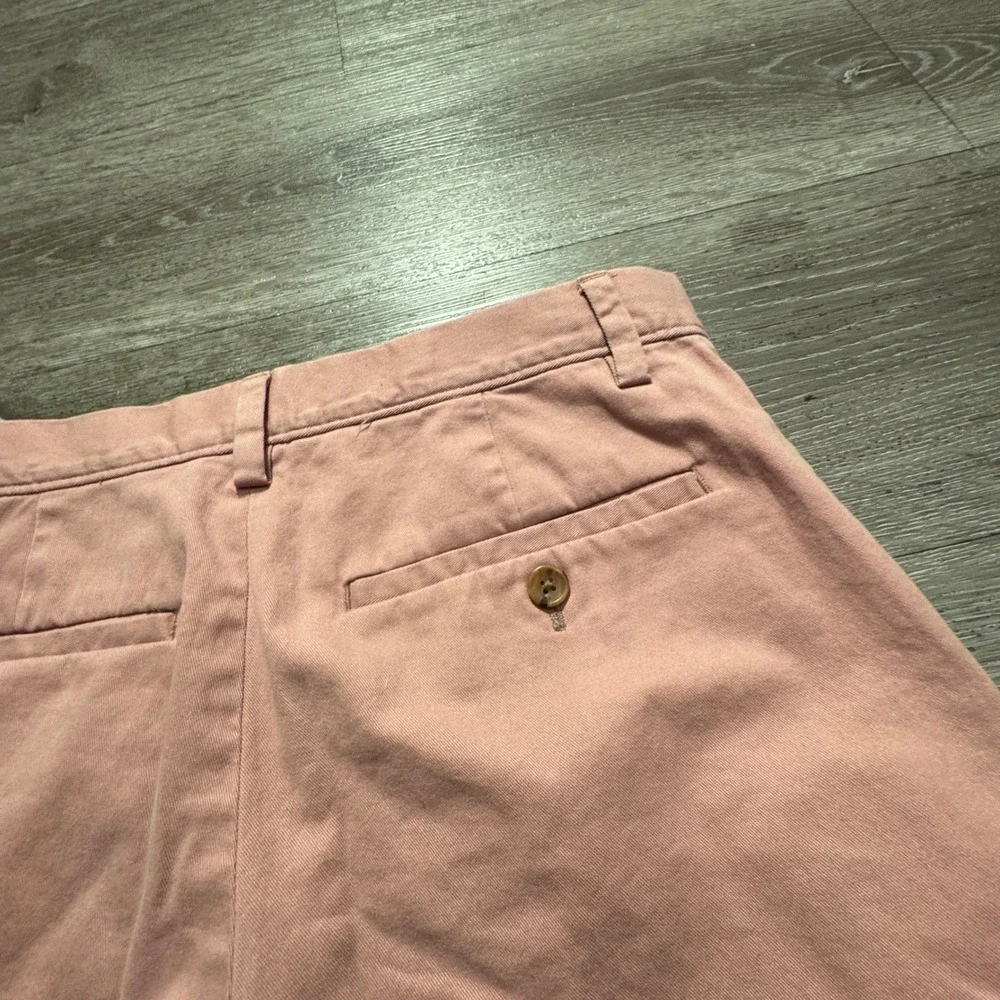 Banana Republic Aiden Shorts Men 29 Pink Cotton Stretch Chino Summer Preppy Slim
